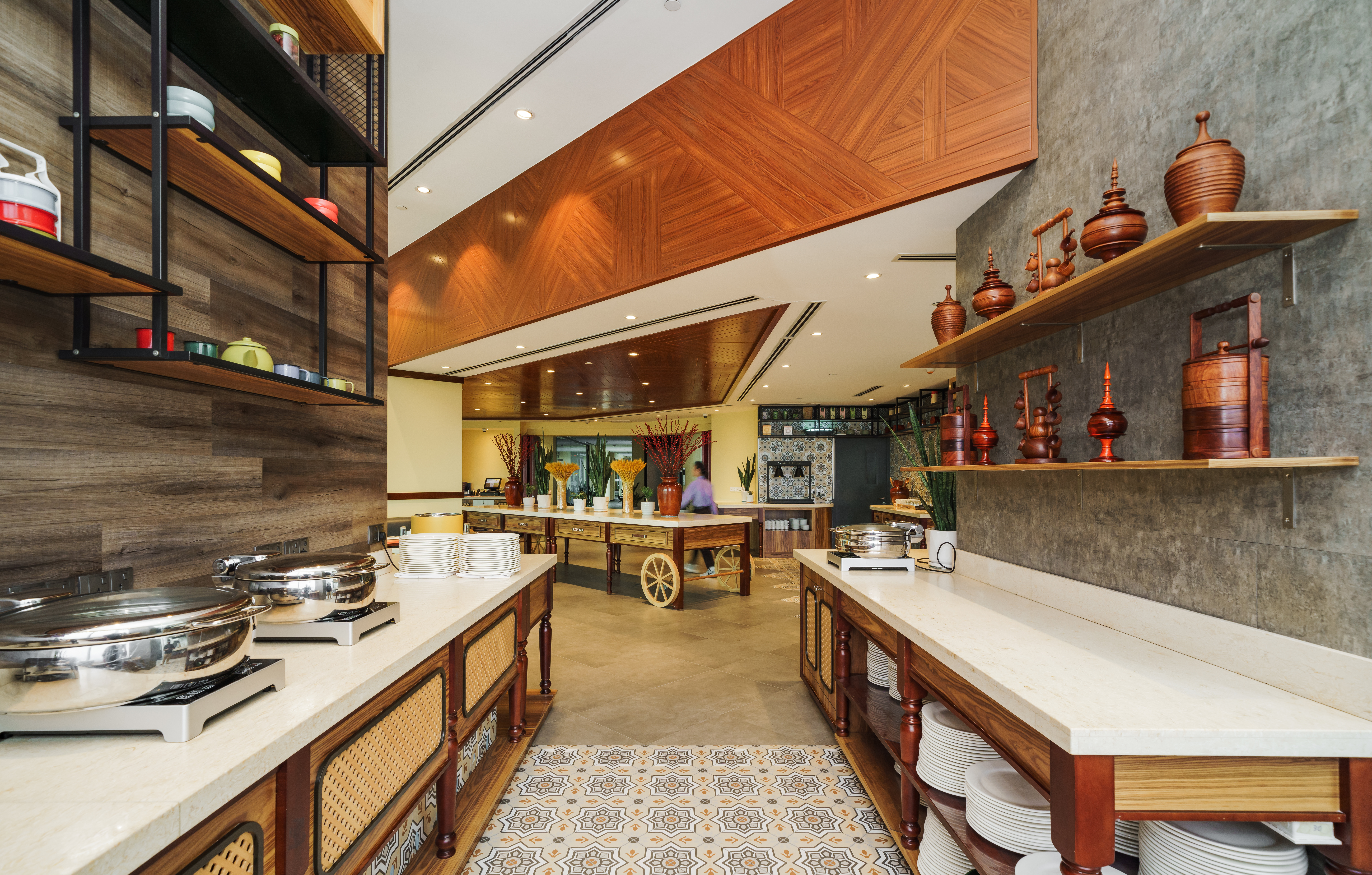 The interior of Streats Dining restaurant